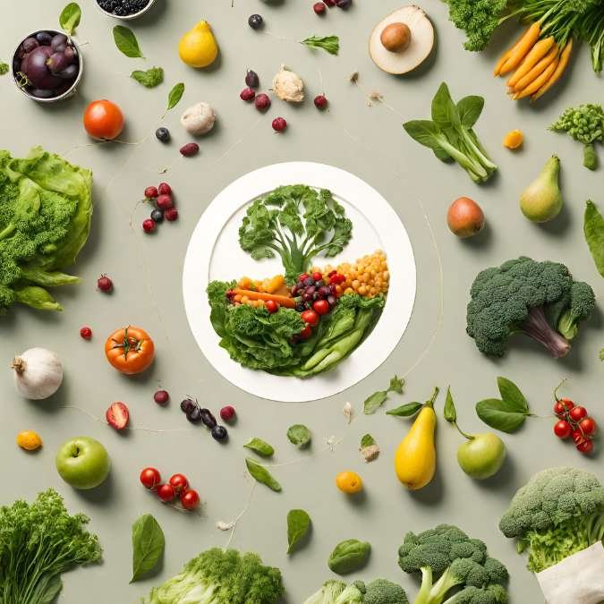 Alimentos veganos harmonizados como uma arte.