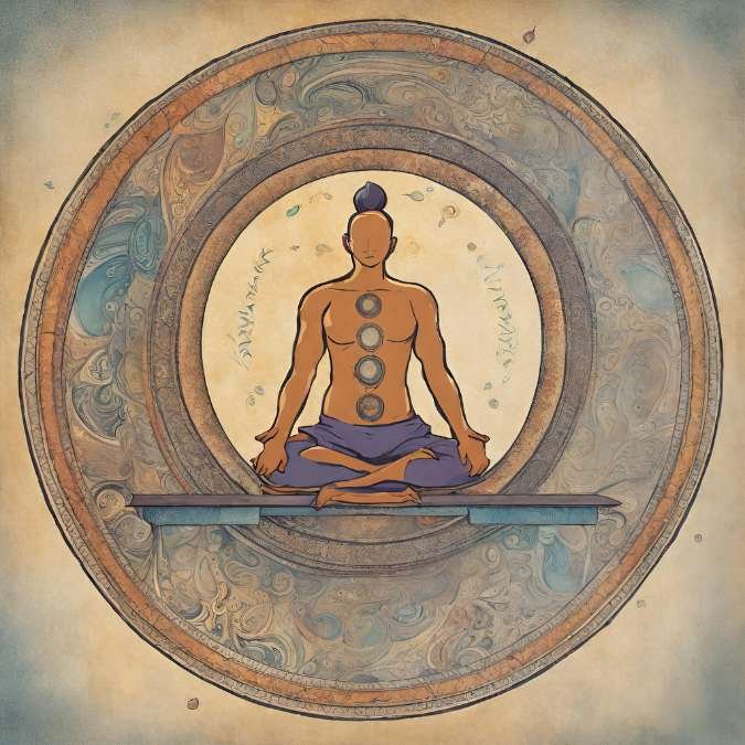 Pessoa harmonizando corpo, mente e alma caminhando para uma v ida de espírito pleno