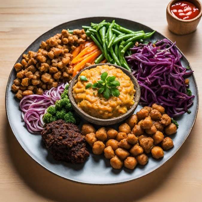 Alternativa saborosa aos alimentos de origem animal para uma dieta vegana mais adaptativa.